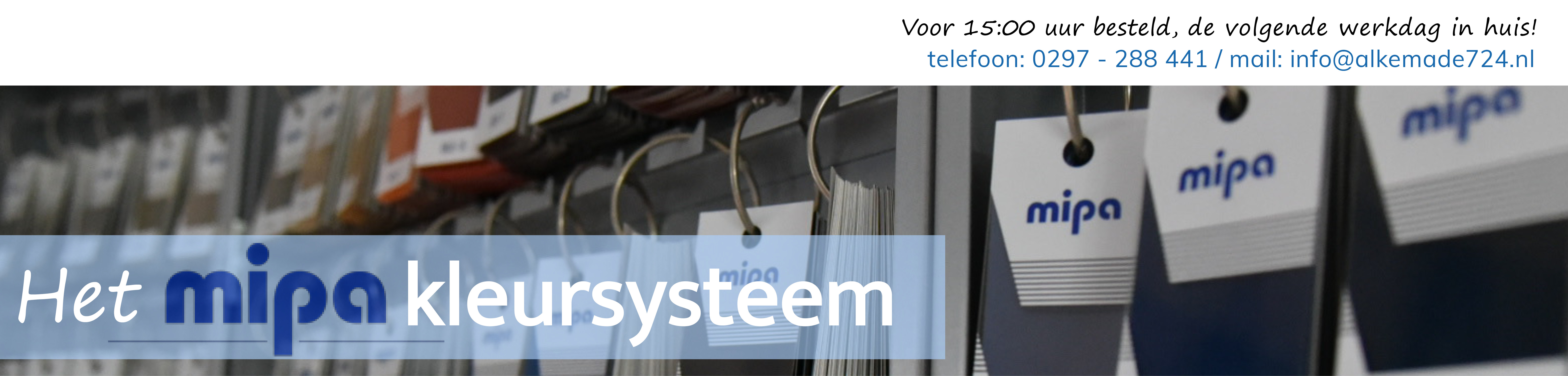 Banner MIPA Kleurensysteem